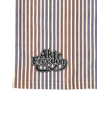 バスケットTシャツ ウェア アクター AKTR FREEDOM STRIPE SHIRTS ECRU 【MEN'S】