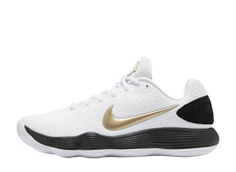 バスケットシューズ バッシュ ナイキ Nike HyperDunk 2017 Low White/Metallic Gol...