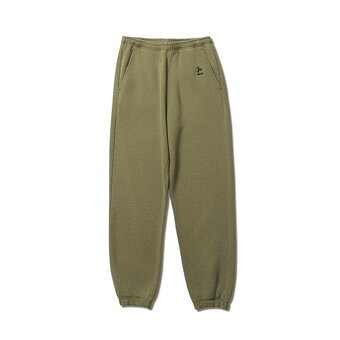 バスケットパンツ ウェア 秋冬物 アクター AKTR TRI-LINE AGED SWEAT PANTS KHAKI ...
