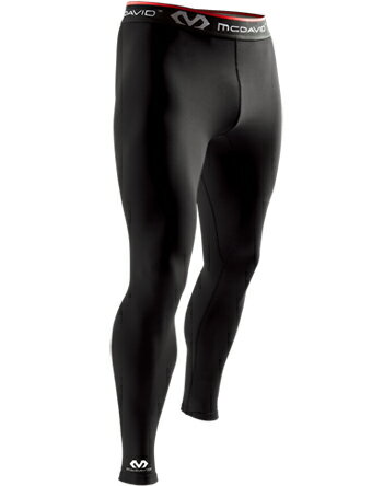 バスケットサポーター インナー 機能性タイツ コンプレッション　ロング　タイツ マクダビッド McDavid Comp LongTight Blk.Premium ランニング トレーニング