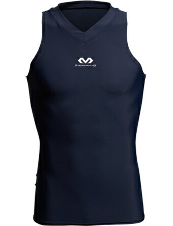 バスケットサポーター インナー トップ ボディ　Vネック マクダビッド McDavid Body V-Neck Nvy ランニング トレーニング