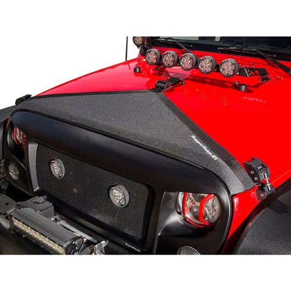 RUGGED RIDGE ノーズブラ フードカバー 07-18Y ジープ JKラングラー 12112.01