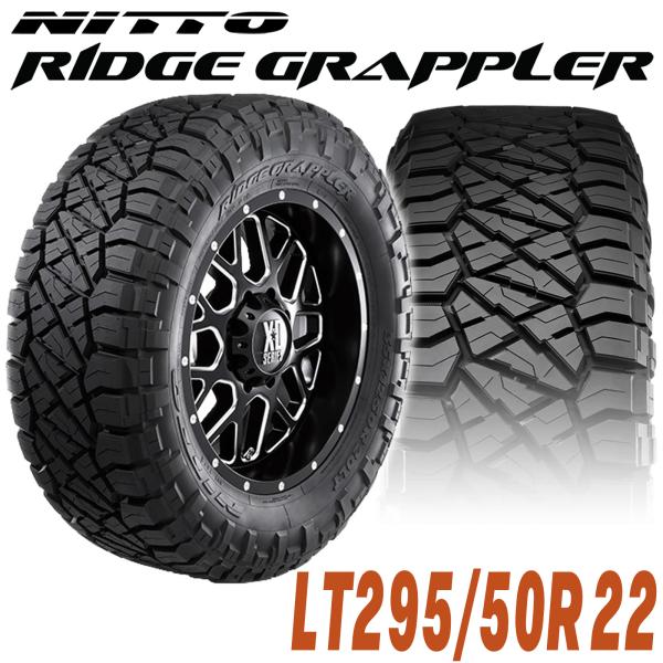 Rakuten - NITTO ニットー RIDGE GRAPPLER リッジグラップラー タイヤ22インチ（1本）LT295/50R22