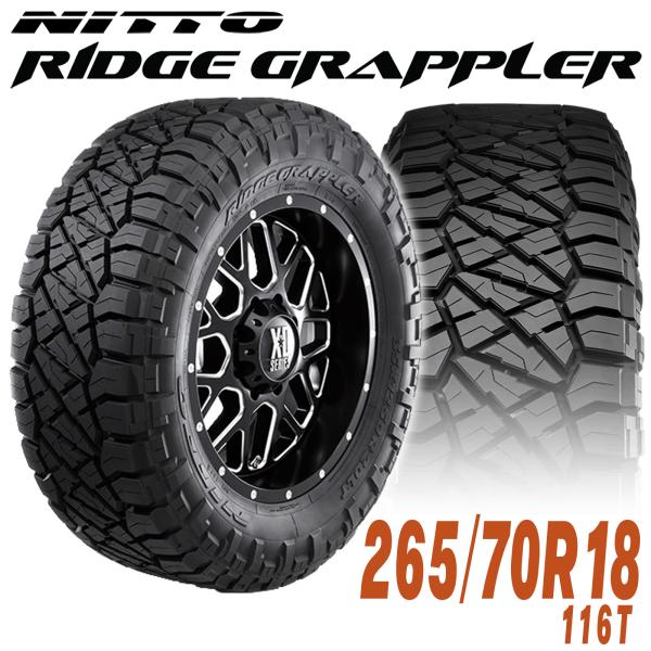 乐天商城 - NITTO ニットー RIDGE GRAPPLER リッジグラップラー タイヤ18インチ（1本）265/70R18 116T