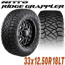 NITTO ニットー RIDGE GRAPPLER リッジグラップラー タイヤ18インチ（1本）33x12.50R18LT