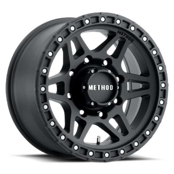 METHOD RACE WHEELS（メソッドレース）312 マットブラック 17インチアルミホイール 150プラド / FJクルーザー / 215サーフ / 125ハイラックス / タコマ オーバーフェンダー用
