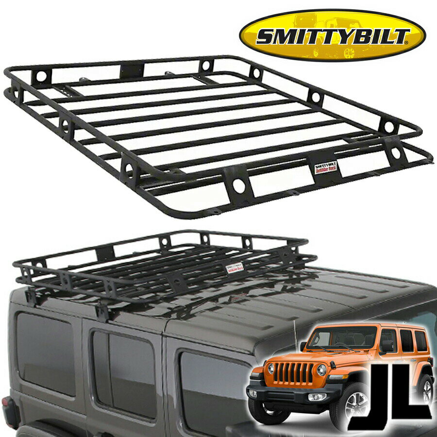 SMITTYBILT ( スミティビルト ) ディフェンダーラック 18y- ジープ JLラングラー 4ドア用 / JTグラディエーター用 ルーフラック 45454JL
