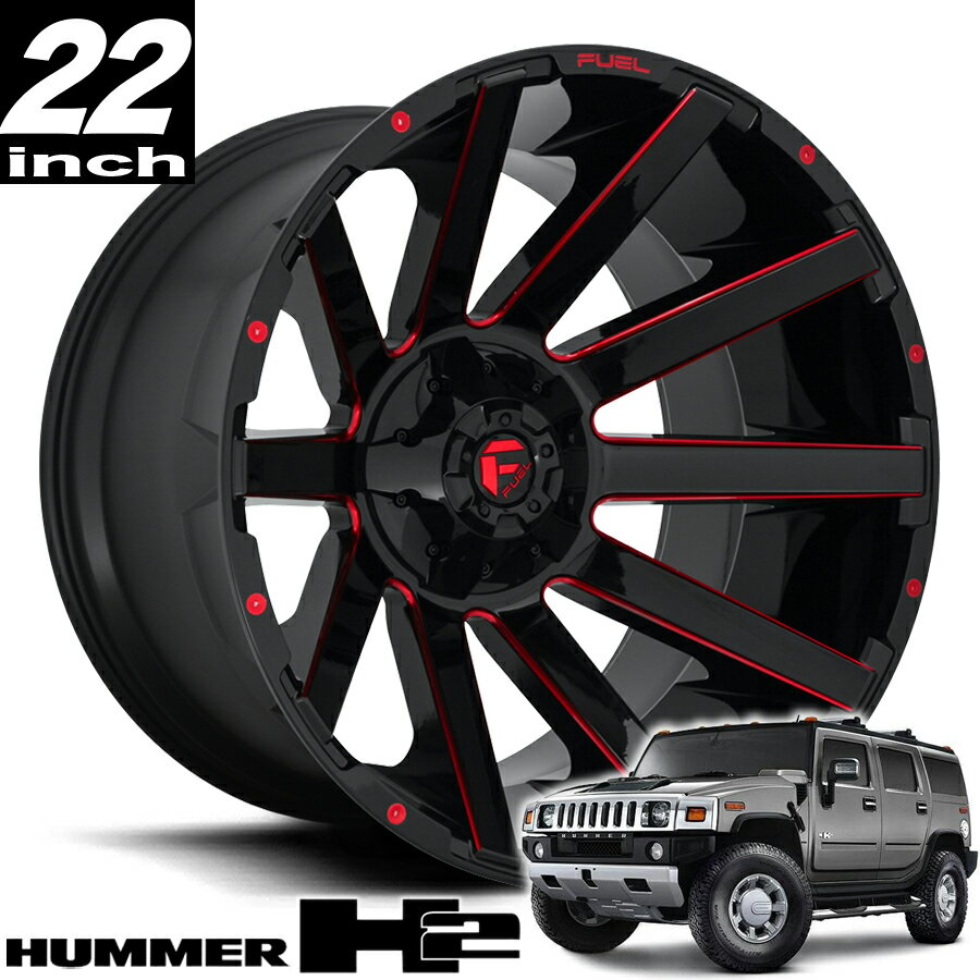 FUEL OFFROAD (フューエルオフロード) CONTRA (コントラ) D643 グロスブラックキャンディレッド 22イン..