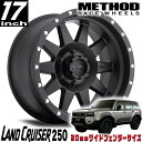 METHOD RACE WHEELS(メソッド) MR301 The Standard マットブラック 17インチアルミホイール 17X8.5 6H 139.7...