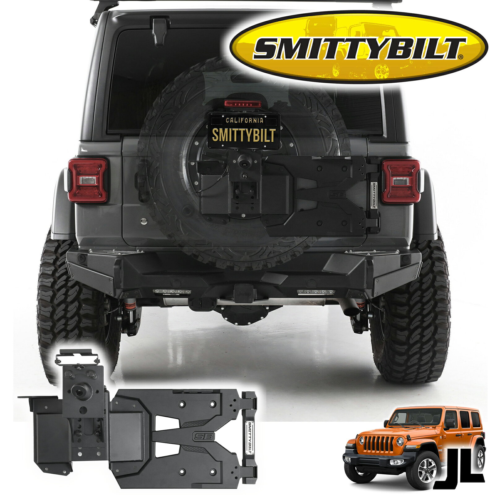 SMITTYBILT 2インチ角 ヒッチメンバー JEEP JL ラングラー用