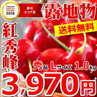 さくらんぼ(山形県産) 紅秀峰(露地) 秀品/ばら詰め-1.0kg入り