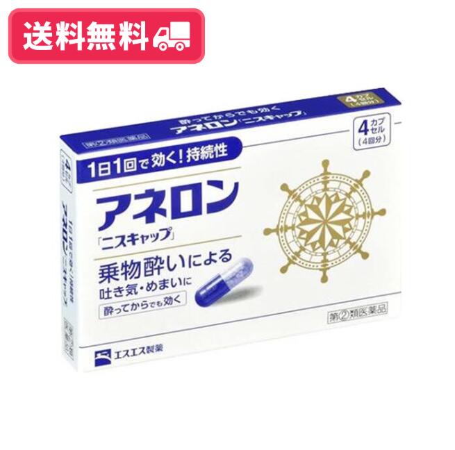 【送料無料】【第(2)類医薬品】アネロン「ニスキャップ」 4カプセル【定形外郵便】