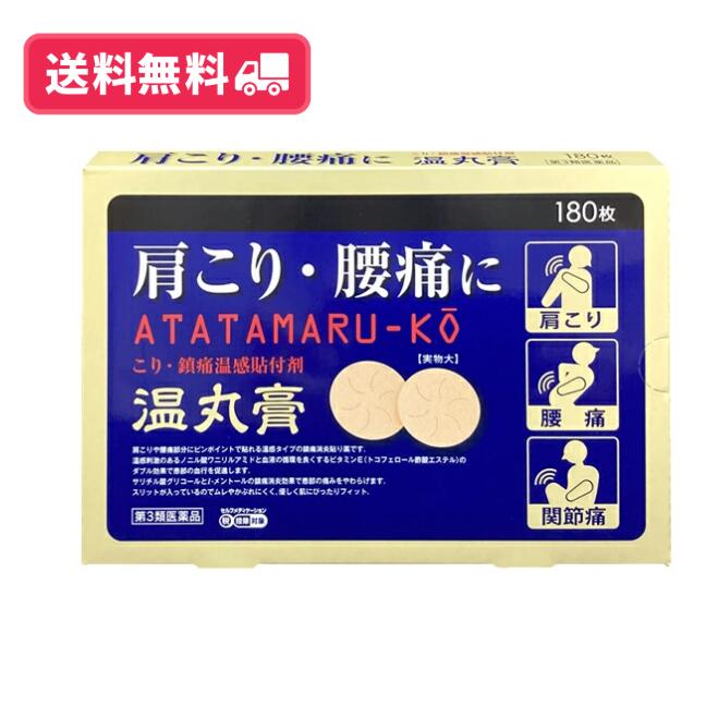 【第3類医薬品】【送料無料 】温丸膏 180枚　【クリックポスト】