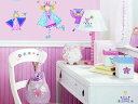 ウォールステッカー RoomMates ルームメイツ ウォールステッカー Fairy Princess フェアリー プリンセス RMK1015SCS York Wallcoverings インテリア ステッカー