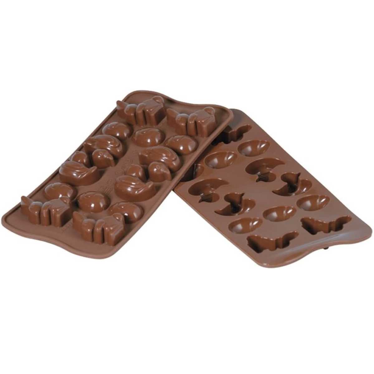シリコーンモールドプレート（イースター） D-1605 チョコレート型 シリコン型 型 チョコ型 スイートクロスハート IIシリコン silikomart シリコマート チョコモールド バレンタイン ホワイトデー