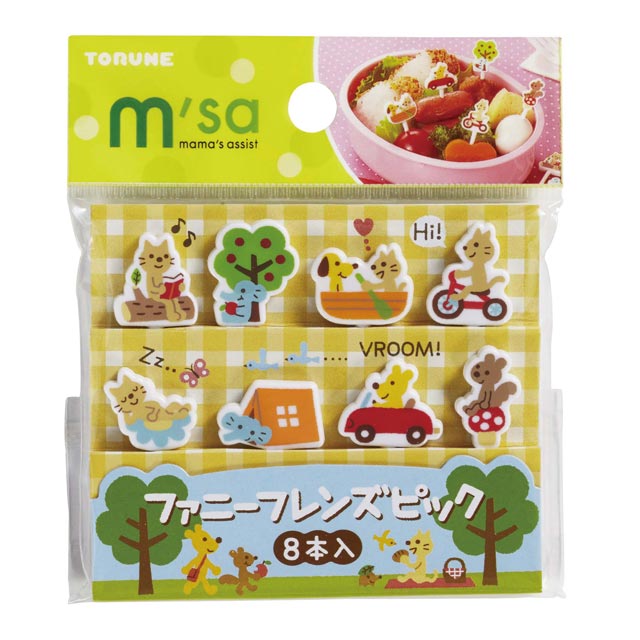 お弁当 ピック キャラクター ファニーフレンズピック/キャラ弁 グッズ デコ弁 キャラ弁 グッズ お弁当 グッズ キャラ弁 グッズ キッチン用品 食器 調理器具 お弁当グッズ' 【 メール便可 】 ultramix-10033529 ウルトラミックス サンプル画像2