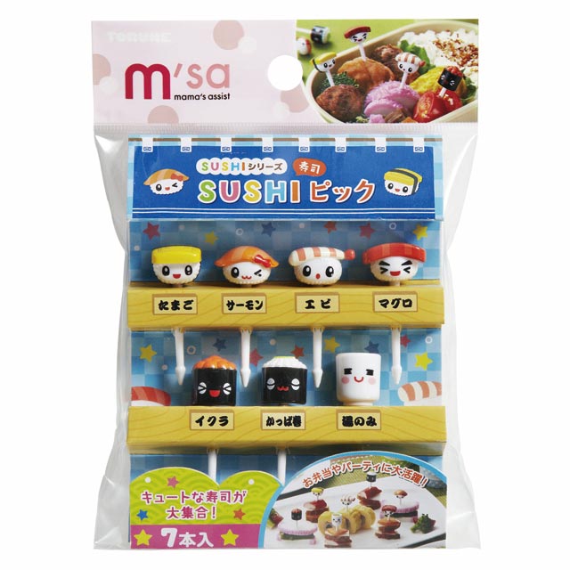 SUSHIピック/キャラ弁 グッズ デコ弁 キャラ弁 グッズ お弁当 グッズ キャラ弁 グッズ оキッチン用品_食器_調理器具_お弁当グッズ'　【メール便可】