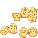 クッキースタンプ フェイス/型 パーツ 顔 フェイス かわいい 面白い オリジナル スタンプ