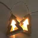 クリスマス 飾り ノルディック ウッド LED ライト 木製ガーランド ツリー ナチュラル SPICE スパイスBLXG3990 木製 オーナメント 装飾 デコ...