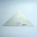 OPP製 三角コルネ用シート 200x200mm(100枚入り) /PP袋・クリア/アイシングクッキー/デコレーション