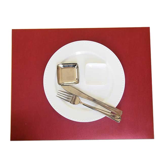 プレイスマット ボルドー 40×30 撥水加工 業務用 パーティ ケータリング テーブルマット 食器マット 食器シート 下敷き クロス テーブルクロス 食器クロ...