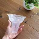 送料無料 業務用かき氷用プラカップ 聖火カップ クリア 透明 (300個入り)【 メーカー直送 】 花型 業務用使い捨て食器 うつわ お祭り 氷カップ 学園祭 ...