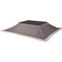 こたつ布団 長方形 送料無料 薄掛コタツ布団 長方形 サイズ190x230cm KK-102BR 東谷 AZUMAYA ツイード ブラウン コタツ布団 掛け布団...