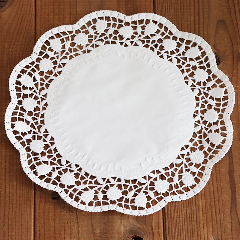 業務用 デムラー(Demmler)レースペーパー25cm ドイリーローズ 500枚(100枚×5)Demmler High-End Paper デムラーハイエン...