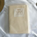 Caspari (カスパリ) リネン テーブルカバー アイボリー 白 160cm×250cm TCL101 ペーパー 3枚重ね テーブルクロス Linen ta...