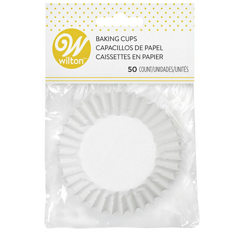 WILTON（ウィルトン） ジャンボマフィンカップ φ6×4cm 50枚入り 【WILTON ウィルトン】 039 415-2503 カップケーキ マフィン カップ 紙型 ジャンボマフィンパン用