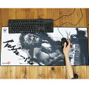 アートデザイン ゲーミング大型 XXL マウスパッド 水墨画　JAZZ ジャズ 900×400×3mm ゲーミング 超大型 ゲーミング ラージマウスパッド 滑り止め キーボードパッド オフィス レーザーマウス 光学式マウス 対応