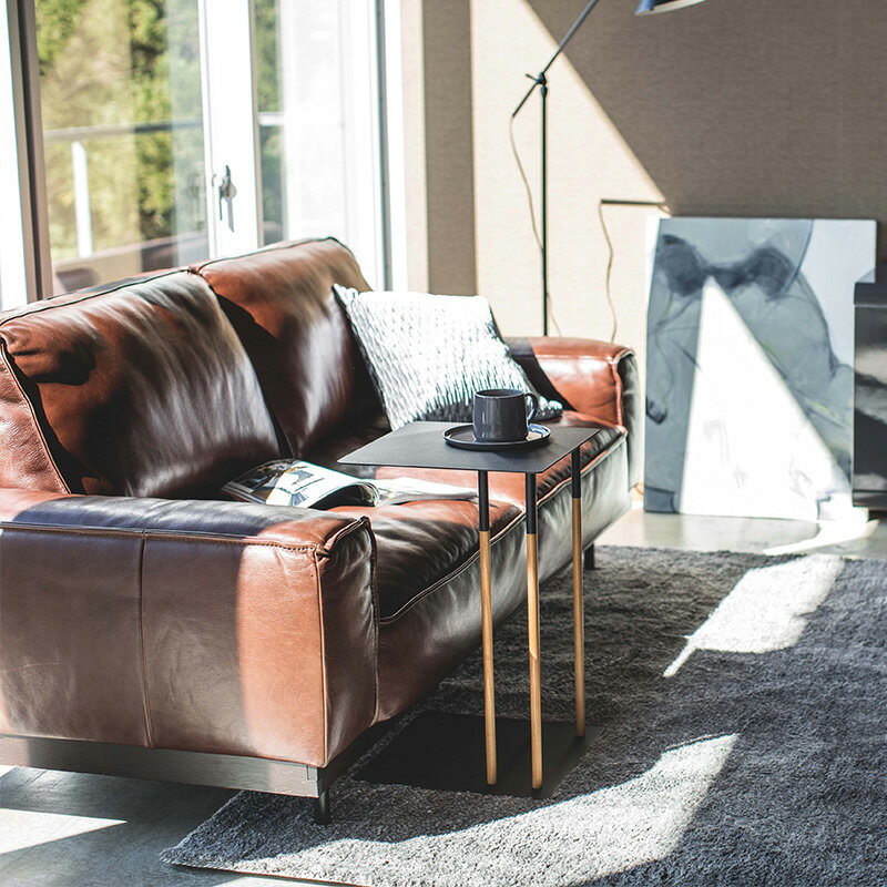 ★500円クーポン有★ '差し込みサイドテーブル プレーン ブラック 4804 ブラック (メーカー直送)(本州・四国・九州送料無料) YAMAZAKI 山崎実...