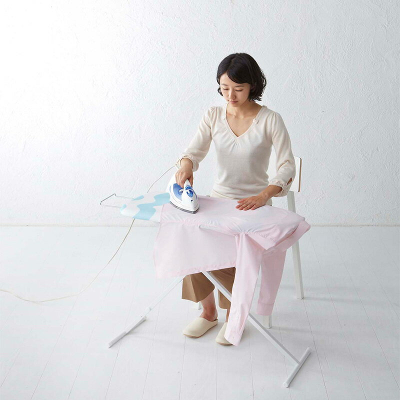 スタンド式おてがるプレス ウェーブ 7809 (メーカー直送)(本州・四国・九州送料無料) YAMAZAKI 山崎実業 アイロン台 スタンド式 アイロン おしゃ...