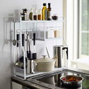 コンロサイドラック　タワー tower KITCHEN STOVE STORAGE RACK TOWER タワー 5234 5235 ホワイト ブラック（本州・四国・九州送料無料） YAMAZAKI 山崎実業 コンロ ラック 棚 キッチン スリム