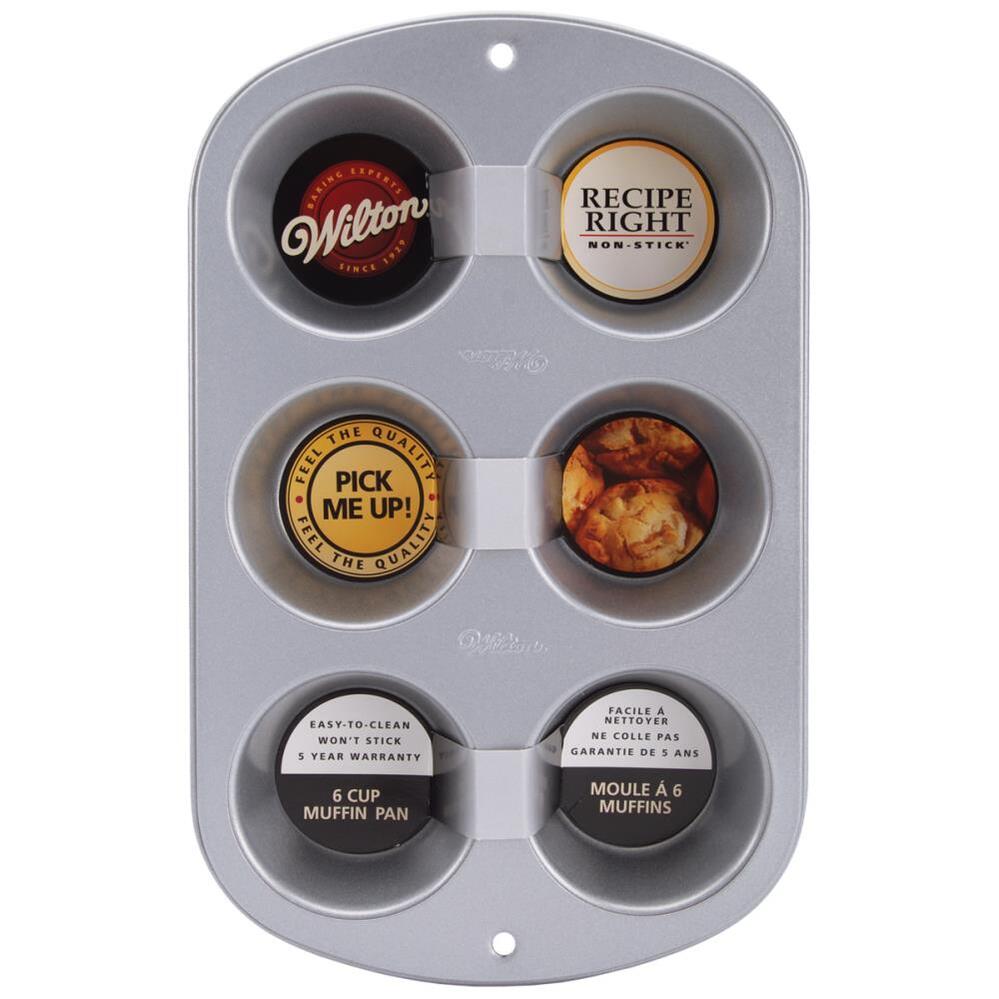 WILTON (ウィルトン)6カップ　マフィンパン　2105-953　カップケーキ　焼き型　型　ノンスリック加工済о製菓道具_お菓子作り_道具_セルクル(ケーキ型)_ wilton_ウィルトン_製菓用品_バレンタイン_ホワイトデー_クリスマス_手作り格安通販　バレンタイン　人気　ランキング