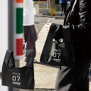 黒 ブラック エコバッグ コンビニバッグ マチ広 折りたたみ コンパクトショッパーバッグ ビーニー（S）SLOWER SHOPPER BAG Venie(S) BLACK ブラック