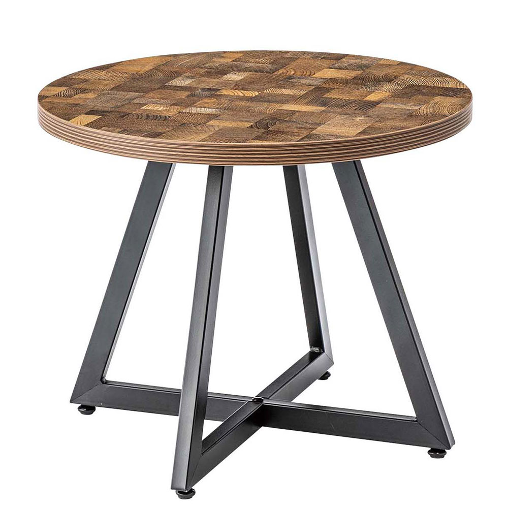 ラウンドテーブルM ナチュラル ブラウン 机 つくえ 丸テーブル 丸型 丸 丸テーブル サイドテーブル カフェテーブル ナイトテーブル ベッドサイド