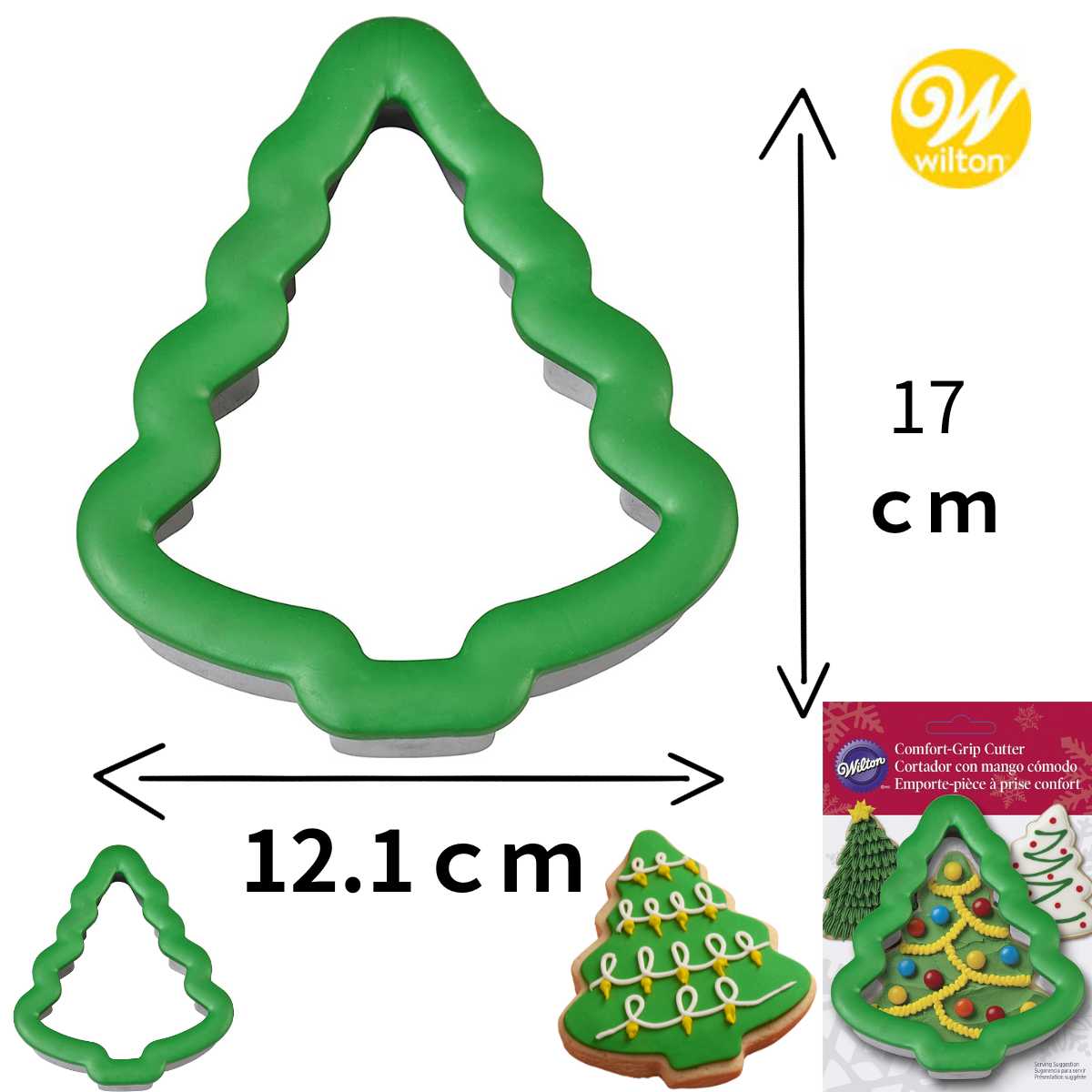 WILTON (ウィルトン)コンフォートグリップカッター ツリー クリスマスツリー クッキー抜き型 2310-604 クリスマス WILTON ウィルトン