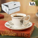 Victoria And Albert Alice In Wonderland V&A Alice エスプレッソカップ&ソーサー 100ml ヴィクトリア&アル...