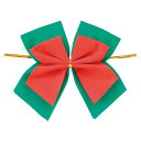 クリスマス レッド&グリーン不織布リボンワイヤータイ(2本) 製菓道具 お菓子作りアイテム 大きなクリスマスプレゼントのラッピングに サンタクロース クリスマス...
