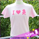 楽天ULU-HAWAII【セール】【HAPA STYLE】 ハパスタイルオリジナルレディースTシャツLUV PINK 1Hawaii ハワイ雑貨 ハワイアン