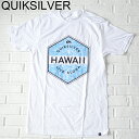 【SALE20％OFF】QUIKSILVER ハワイ限定Tシャツ QUIKSILVER HI TEMPLE RUNS TEE WHITE クイックシルバーハワイ限定メンズTシャツHawaii ハワイ雑貨 ハワイアンハワイ買い付け ハワイ限定 ハワイアン雑貨