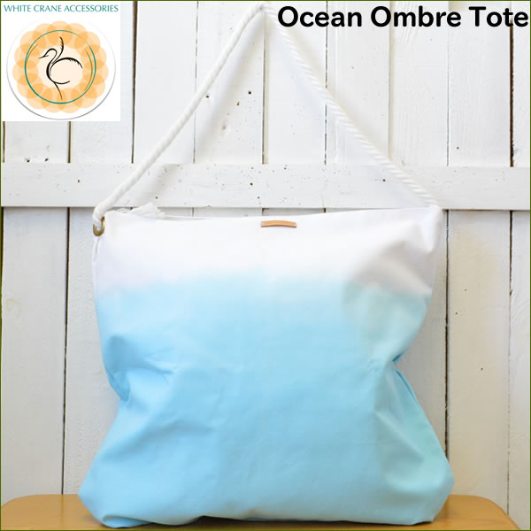 OCEAN OMBER TOTE BAGハワイアン雑貨 ブルーグラデーションHawaii ハワイ雑貨 ハワイアン