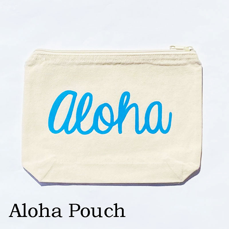 88TEES　エイティエイティーズ　88TEES ポーチ　Aloha Blue Hawaii ハワイ雑貨 ハワイアンハワイ買い付け　ハワイ限定　ハワイアン雑貨