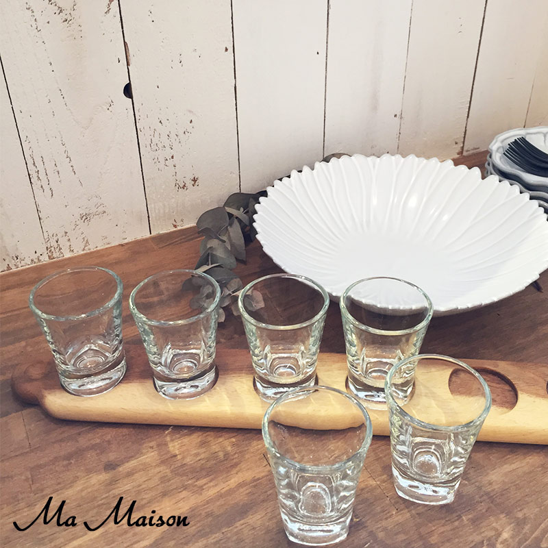 楽天ULU-HAWAII【SALE40％OFF】【Ma Maison】【マ・メゾン】木製ショットグラストレイLONG SHOT TRAY【カントリー】【カントリー雑貨】【カントリー調】【カントリー食器】【フレンチカントリー】