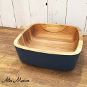 楽天ULU-HAWAII【SALE50％OFF】【Ma Maison】【マ・メゾン】スクエアボウルSQ.BOWL M BLUE【カントリー】【カントリー雑貨】【カントリー調】【カントリー食器】【フレンチカントリー】