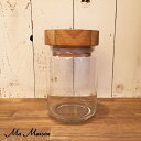 【SALE40％OFF】【Ma Maison】【マ メゾン】ガラスストレイジジャーGLASS STORAGE JAR 650ML-NAT【カントリー】【カントリー雑貨】【カントリー調】【カントリー食器】【フレンチカントリー】