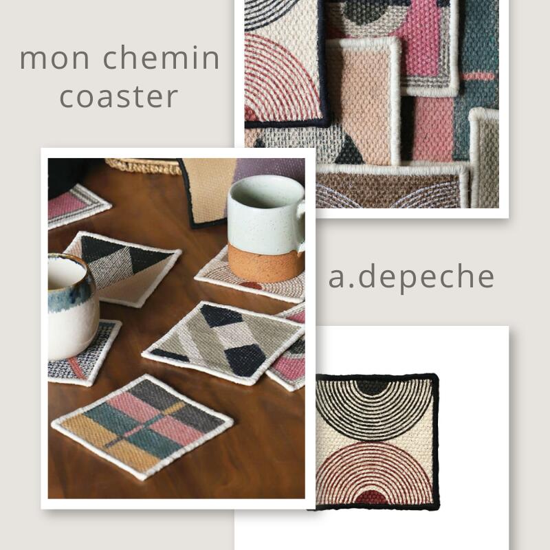 【a.depeche】【アデペシュ】【mon chemin coaster】【モンシュマン コースター】【コースター】【北欧】【おしゃれ】【結婚祝い】【ギフト】【プレゼント】のサムネイル
