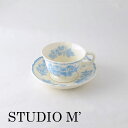 STUDIO M スタジオエム 食器 ティーカップ　マグ　カップ＆ソーサースティルローズC/S　プレゼント　ギフト　結婚祝い