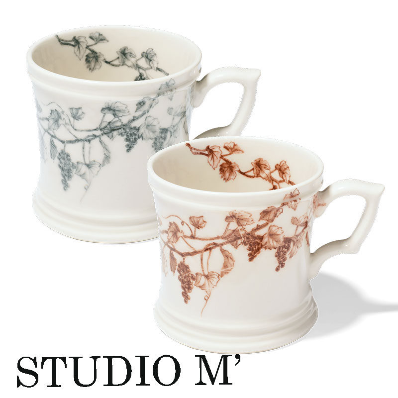 STUDIO M スタジオエム 食器 　ヴィーニュ　マグ カップ　コップ　コーヒー　紅茶　ティー プレゼント　ギフト　結婚祝いのサムネイル
